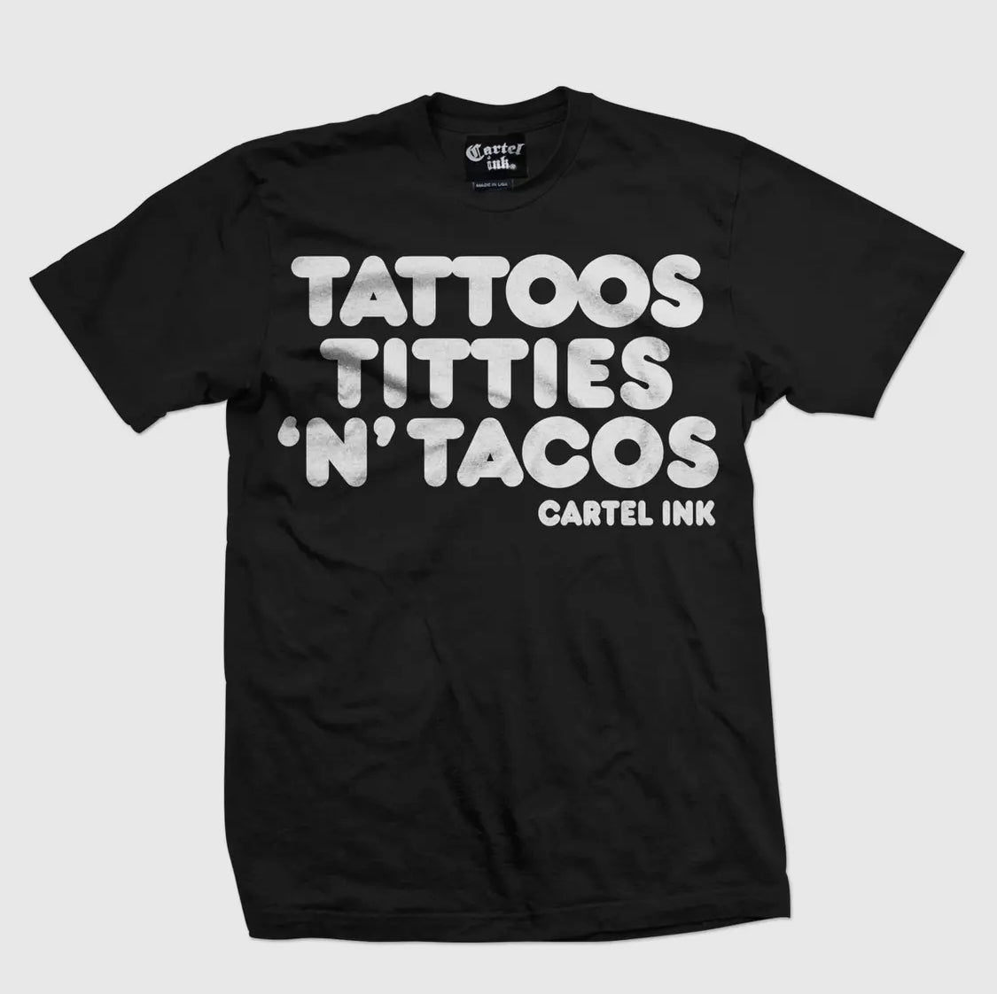 Tattoos Titties ‘n’ Tacos - Men’s T-Shirts