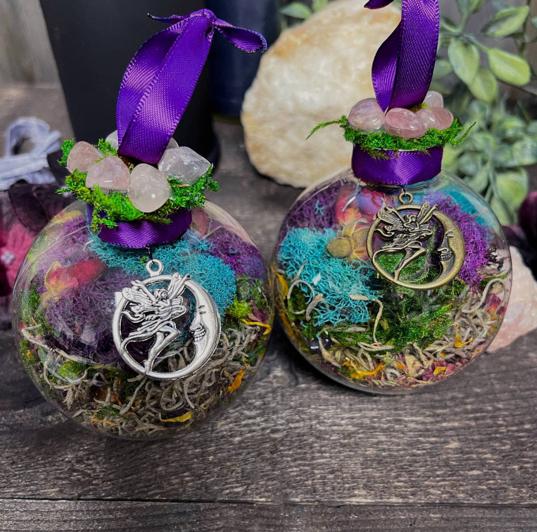 Moon Faerie Witch Ball