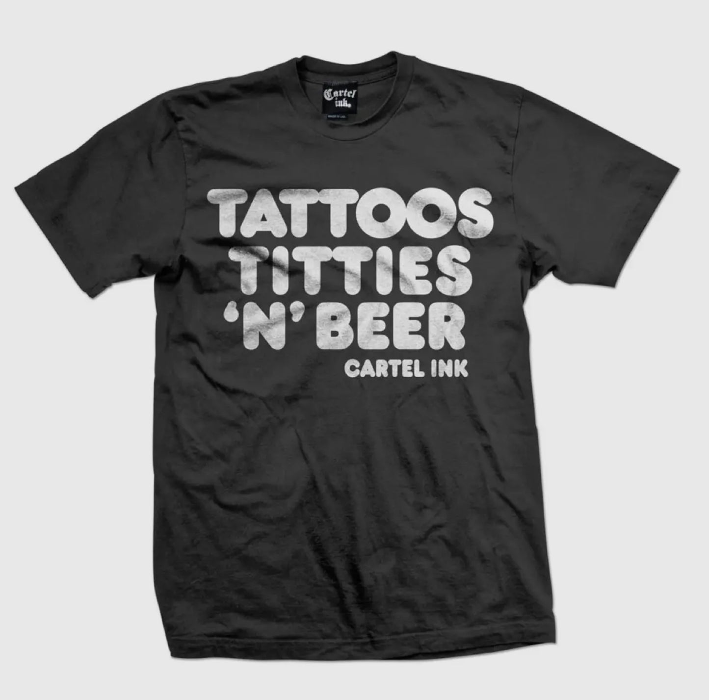 Tattoos Titties ‘n’ Beer - Men’s Graphic T-Shirts