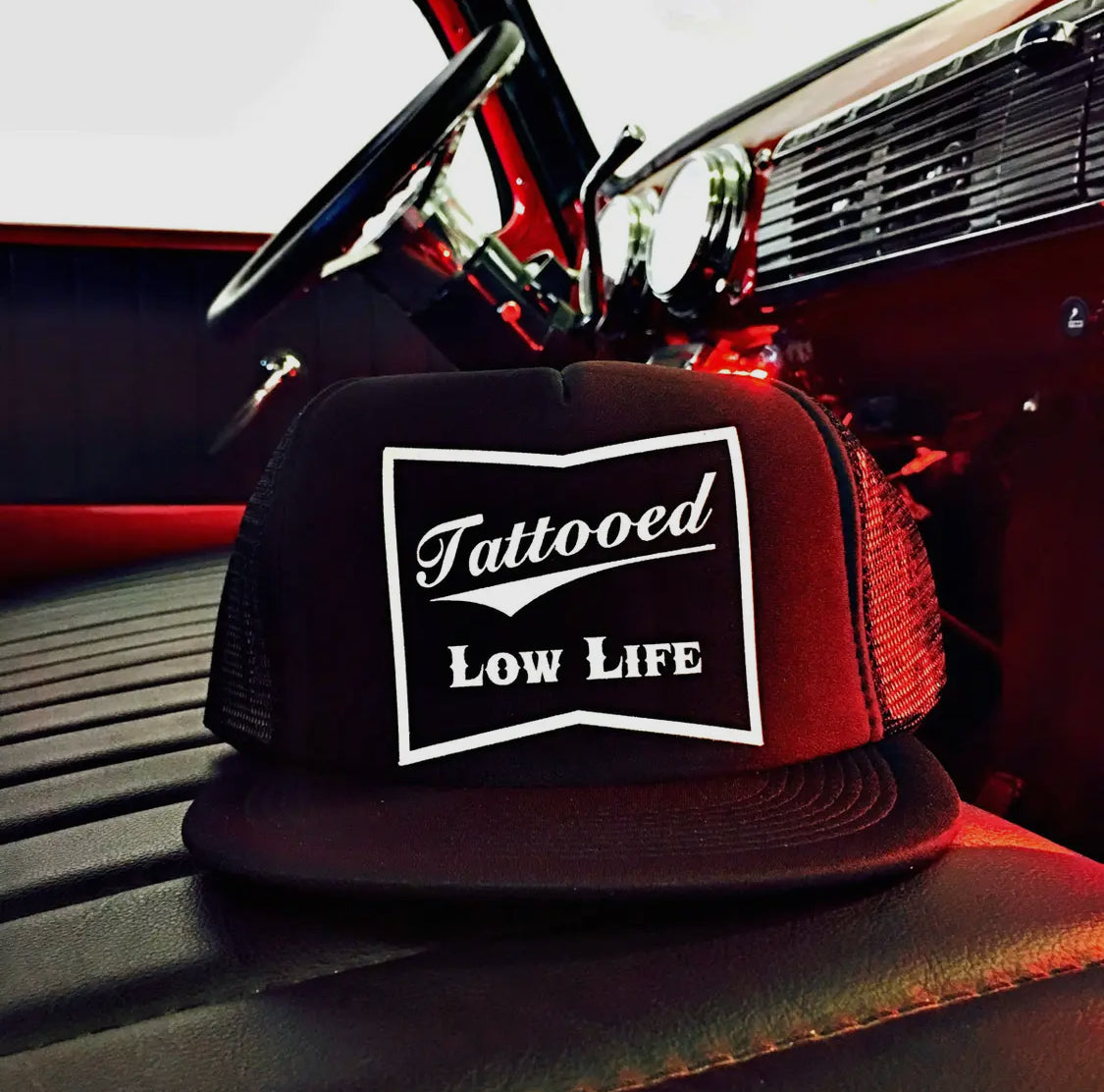 Tattooed Low Life Trucker Hat