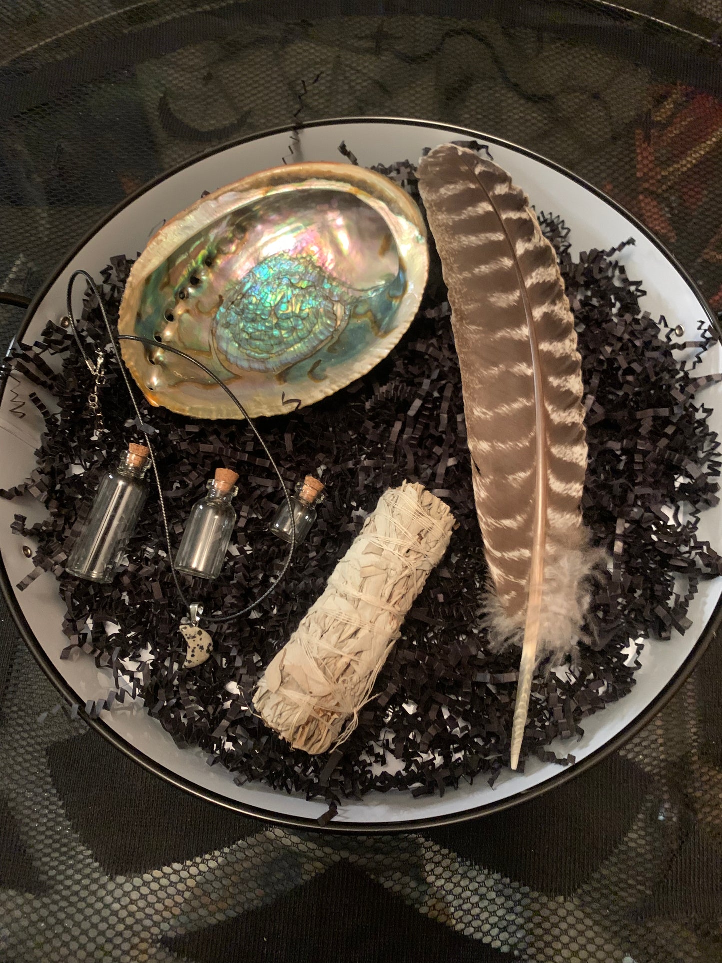 White Sage Smudge Deluxe Kit (w/free shipping)